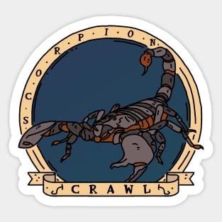 -Crawl- 2020 Inktober Collection Sticker